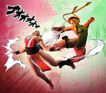 cammy_white fighting non-web_source ryona shiranui_mai street_fighter street_fighter_6 vs