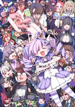 Rule 34 | 4boys, 6+girls, airi (blue archive), aris (blue archive), arona (blue archive), aru (blue archive), black hair, blue archive, blue hair, breasts, brown hair, character request, check character, chinatsu (blue archive), cleavage, drill hair, eri (blue archive), green eyes, halo, hare (blue archive), haruka (blue archive), hifumi (blue archive), highres, hikari (blue archive), hitotose rin, ichika (blue archive), kazusa (blue archive), kisaki (blue archive), koharu (blue archive), koharu (swimsuit) (blue archive), kokona (blue archive), kotama (blue archive), koyuki (blue archive), large breasts, long hair, medium hair, megu (blue archive), midori (blue archive), multiple boys, multiple girls, nagusa (blue archive), nameless priest (blue archive), nodoka (blue archive), nonomi (blue archive), nozomi (blue archive), pink hair, plana (blue archive), purple hair, reisa (blue archive), reisa (magical) (blue archive), saki (blue archive), saori (blue archive), sensei (blue archive), sensei (blue archive the animation), short hair, shun (blue archive), suzumi (blue archive), suzumi (magical) (blue archive), tsubaki (blue archive), tsukuyo (blue archive), twin drills, underground dweller (blue archive), utaha (blue archive), utaha (idol) (blue archive), yukari (blue archive), yuuka (blue archive), yuzu (blue archive)