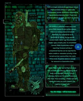 ... 1other alternate_costume ambiguous_gender backpack bag boots combat_boots covered_face crossover english_text facing_viewer game_screenshot_inset gas_mask gloves gun handgun highres holding holding_gun holding_machete holding_weapon hood hood_up knee_pads knee_spikes looking_at_viewer mask no_i'm_not_a_human omniscient_reader's_viewpoint other_focus scarf screenshot_inset shotgun solo spoken_ellipsis standing vacation_town vest weapon yoo_joonghyuk