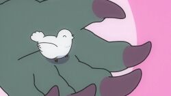 aircraft animated audible_music audible_speech bird blue_fire blue_sky building cat chibi city claws cloud crossover day eating engi_(animation_studio) exhaust fins fire fish flying food gamera gamera_(series) gamera_-rebirth- giant giant_monster headphones helicopter highres japanese_audio japanese_text kadokawa kaiju kozame-chan microphone monster multiple_boys multiple_girls odekake_kozame official_art open_mouth penguin_box picnic promotional_art reporter sea_monster shark sharp_teeth sky skyscraper sound spinning tail teeth tongue translation_request tree turtle turtle_shell tusks video wings