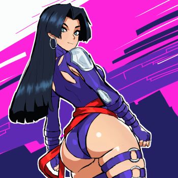 1girl ass long_hair marvel marvel_rivals psylocke x-men