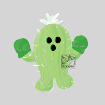 Rule 34 | alraumon, boxing gloves, cactus, digimon, digimon (creature), plant, spines, togemon