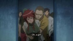 animated anime_screenshot begging blush bra breast_grabbed_from_behind breast_press breasts breasts_apart captured coat defeat embarrassed gangster glasses unworn_eyewear grabbing_another&#039;s_breast green_shirt grin groping groping_breast highres humiliation kiba_mikoto lying mafia moaning on_floor panties pants police police_uniform policewoman public_indecency ryona sexual_harassment sexual_objectification shirt shy smile sound suzue_konomi sweater tagme torn_clothes triage_x underwear video white_coat