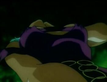Rule 34 | 1990s (style), 1993, 1girl, amano megumi (urotsukidouji), animated, animated gif, anime screenshot, belt, blue eyes, blush, bracelet, breasts, clothes pull, dark-skinned female, dark skin, grabbing own breast, green hair, jewelry, licking own nipple, lowres, masturbation, medium breasts, nipples, retro artstyle, tagme, undressing, urotsukidouji
