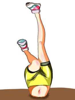 inugami-ke_no_ichizoku_pose kris_(pokemon) masalu_kai nintendo pokemon pokemon_(creature) stuck