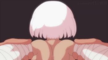 1boy 1girl ahegao animated ass ass_focus bandaged_arm bandages blue_eyes blush bouncing_breasts breasts censored cum cum_in_pussy ejaculation hetero internal_cumshot large_breasts large_penis moaning nipples open_mouth original penis pussy_juice saver_(saver_2428) sex sound squishsuccubus stomach_bulge tagme thick_thighs thighs tongue tongue_out video voice_actor white_hair