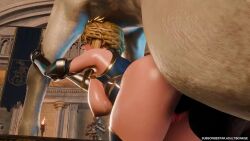 1boy 1girl 3d animal animal_penis animated antenna_hair arched_back armor armored_boots armored_gloves arms_up artoria_pendragon_(fate) artoria_pendragon_(lancer)_(fate) ass back bare_shoulders bent_over bestiality blonde_hair blue_leotard blue_thighhighs bonkge_3d boots bouncing_ass bouncing_breasts breasts breasts_out cowboy_shot fate/grand_order fate_(series) from_behind from_below from_side functionally_nude gloves green_eyes grey_footwear grey_gloves hetero horse horse_penis huge_ass huge_breasts huge_penis indoors jellyfishjubilee leotard looking_at_viewer looping_animation mature_female moaning nipples open_clothes open_leotard open_mouth penis pussy saberwolf8 sex sex_from_behind short_hair_with_long_locks solo_focus sound standing tagme teeth testicles thick_thighs thigh_boots thighhighs thighs uncensored vaginal video