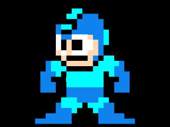 Rule 34 | animated, animated gif, capcom, lowres, pixel art, qvga, mega man (series), spinning