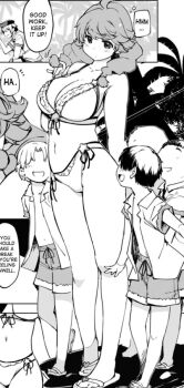 1girl 5boys bikini breasts large_breasts mil_(xration) multiple_boys ragnarok_online shota swimsuit xration