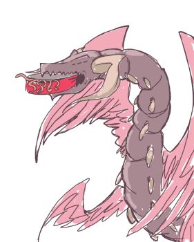 can davewaterfalls dragon dragon_horns feathered_wings fire_emblem fire_emblem_awakening grima_(fire_emblem) horns nintendo simple_background wings worm