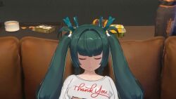 1boy 1girl 3d ? alternate_eye_color animated arm_support barefoot battery_indicator bouncing_breasts breasts breasts_out chair charging_person cleavage closed_eyes clothes_lift cum cum_in_pussy cum_inflation cum_on_body cum_on_penis cut-here_line cutting_clothes ejaculation erection exercising functionally_nude glans grabbing_another&#039;s_breast green_hair grin groping hair_bobbles hair_ornament heart hetero indexae inflation jiggle like_and_retweet loli long_hair looking_at_viewer lying missionary multiple_drawing_challenge nail_polish navel nipple_stimulation nipples on_back on_chair penis petite pov pov_crotch pov_hands purple_eyes pussy qingyi_(zenless_zone_zero) retweet_(meme) retweet_icon robot robot_girl sex shirt shirt_lift short_sleeves size_difference sleep_molestation sleeping small_breasts smile solo_focus spread_legs t-shirt thank_you thigh_gap thigh_grab thigh_jiggle thighs three_section_staff toenails toes training twintails uncensored underboob vaginal very_long_hair video waking_up weapon white_shirt zenless_zone_zero