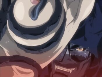 00s 1girl 2002 animated animated_gif bible_black bible_black_gaiden breasts demon fangs groping large_breasts lowres molestation nipples smile tagme takashiro_hiroko tentacles yellow_eyes