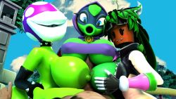 1boy 20s 3d 3girls animated ass big_mouth black_bodysuit black_eyes blaster_master blaster_master_zero blaster_master_zero_2 blender_(medium) blue_eyes blue_sky blush blush_stickers bodysuit bracelet breast_hold breast_lift breasts building catsuit cloak clothed_female_nude_male cloud collar colored_skin cooperative_paizuri crossover cum cum_on_body cum_on_breasts cum_on_upper_body day deadbrainnsfw ejaculation ejaculation_between_breasts electronic_arts erection facial grabbing_another&#039;s_ass green_shadow_(plants_vs._zombies) green_skin groping group_sex hetero high_collar holding hood hood_up hooded_cloak huge_breasts interspecies inti_creates jewelry jumpsuit kanna_(blaster_master_zero) large_breasts large_penis leaf lips looking_up looping_animation lying mario_(series) mask monster_girl multiple_crossover multiple_girls nintendo nipples no_eyes nude on_back open_mouth paizuri paizuri_on_lap paizuri_under_clothes penis piranha_plant plant_girl plants_vs._zombies plants_vs._zombies_heroes rubbing shiny_skin sky smile solid_oval_eyes sound spiked_bracelet spiked_collar spikes strapless teamwork teamwork_(sexual) tree tube_top uncensored unzipped unzipped_bodysuit video yellow_bodysuit zipper