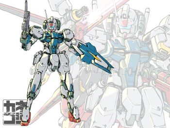 antennae assault_visor beam_rifle blue_eyes commentary_request dagger_l email_address energy_gun energy_sword energy_weapon full_body fusion gatling_gun glowing glowing_eyes gun gundam gundam_seed gundam_seed_destiny holding holding_weapon kaneko_tsukasa md5_mismatch mecha mecha_focus mobile_suit no_humans perfect_dagger_l radio_antenna redesign robot science_fiction shield solo striker_pack_(gundam) sword weapon white_background