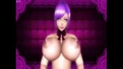 2futa 2girls 3d anal animated ass ball_gag bouncing_breasts breasts cum cum_in_ass cum_string dark-skinned_female dark_skin doggystyle evil_smile femdom futa_with_female futanari gag high_heels highres huge_ass huge_breasts huge_testicles lace large_penis maid_headdress multiple_futa multiple_girls penis purple_hair sex sex_from_behind slapping smile sound spanking stborough_ag_seirenjo stirring tagme tan tattoo testicles video