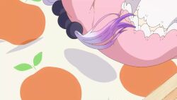 2girls animated anime_screenshot ass barefoot beads black_hairband blank_eyes blue_eyes blunt_bangs blush bow_hairband brown_hair completely_nude dildo embarrassed female_focus flat_chest flower gradient_hair green_eyes hair_beads hair_flower hair_ornament hairband highres indoors kanna_kamui kobayashi-san_chi_no_maidragon kodomo_doushi legs loli long_hair multicolored_hair multiple_girls nipples no_panties nude nude_filter o_o open_mouth pomf purple_hair pussy sadieyule saikawa_riko sex_toy sound squatting sweatdrop thighs third-party_edit toes twintails twister twister_(game) uncensored video white_hair wide-eyed yuri