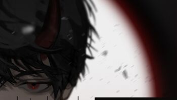 Rule 34 | 1boy, aiming, bags under eyes, black hair, blackbox (blackbox9158), kim dokja, looking at viewer, male focus, motion blur, official alternate costume, omniscient reader's viewpoint, out of frame, pov, red eyes, scope, short hair, social media composition, solo, spotlight, thumbnail collage