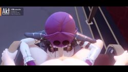 1boy 1girl 3d akt_(filtration) animated ass boots bouncing_breasts breasts cowgirl_position cum cum_in_pussy fellatio girl_on_top hetero high_heel_boots high_heels highres honkai:_star_rail honkai_(series) kafka_(honkai:_star_rail) large_breasts missionary nipples oral penis purple_eyes purple_hair sex sound spread_legs straddling sunglasses sunglasses_on_head tagme thigh_boots thighhighs uncensored vaginal video