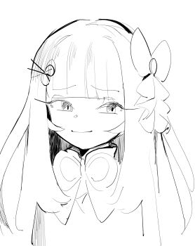 1girl amanogawa_shiina hair_ornament jushikuroni phase_connect ribbon sketch tagme virtual_youtuber