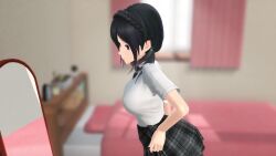 1boy 1girl 3d age_difference animated black_hair bow bowtie caressing_testicles censored cum cum_in_mouth cum_on_body deepthroat facial father_and_daughter fellatio finger_to_cheek finger_to_mouth flim13 french_kiss glansjob handjob handjob_gesture handjob_over_clothes hands_on_own_knees hetero incest japanese_text kiss licking licking_penis licking_testicle mirror mitsuki_(flim_13) mosaic_censoring mouth_focus necktie older_male_and_younger_female oral panties penis plaid_clothes plaid_skirt pleated_skirt pov pov_crotch purple_eyes reverse_grip_handjob school_uniform skirt source_request squatting striped_clothes striped_panties suggestive_gesture tagme teasing testicles touching_another&#039;s_crotch underwear unfinished uvula video