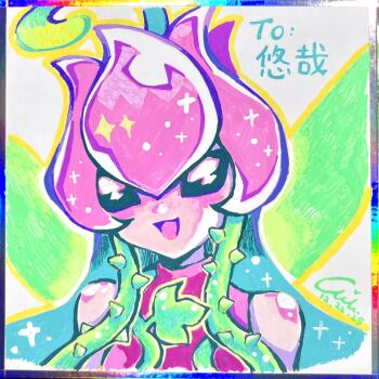 aurola030 digimon digimon_(creature) flower lilimon monster_girl petals plant_girl