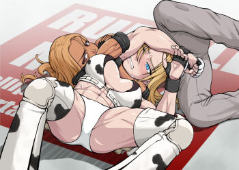 Rule 34 | 2girls, aisha (rumble roses), catfight, commission, dixie clemets, multiple girls, rumble roses, sage tory, skeb commission, tagme, wrestling