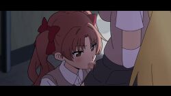 1futa 1girl animated breasts censored cum cum_on_body facial fellatio forced from_above futa_with_female futanari highres irrumatio jitome letterboxed matching_hair/eyes medium_breasts mind_control mosaic_censoring oral penis rape shirai_kuroko shokuhou_misaki sleepy_frippy sound tagme toaru_kagaku_no_railgun toaru_majutsu_no_index tsurime twintails video