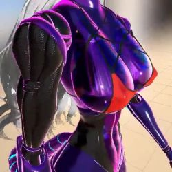 3d animated artist_request bikini bouncing bouncing_breasts breast_focus breasts kimple original swimsuit tagme video vrchat walking