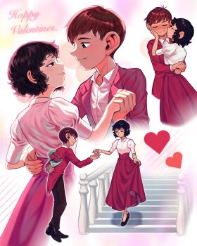 1boy 1girl absurdres chilchuck&#039;s_wife chilchuck_tims couple dungeon_meshi heart highres mocatbj4 short_hair tagme