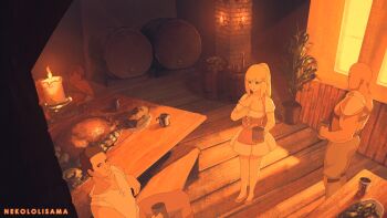 10s 1girl aftersex anal animated animated_gif arms_up blonde_hair breasts breasts_apart breasts_out cleft_of_venus completely_nude cum cum_in_pussy cum_pool cumdrip darkness_(konosuba) double_penetration erection foreskin gangbang green_eyes group_sex kono_subarashii_sekai_ni_shukufuku_wo! large_breasts legs long_hair male_masturbation masturbation multiple_boys navel nekololisama nipples no_bra no_panties nude open_mouth oral penis plant ponytail pussy sequential sex sex_from_behind skirt spread_legs standing standing_double_penetration thighs uncensored vaginal