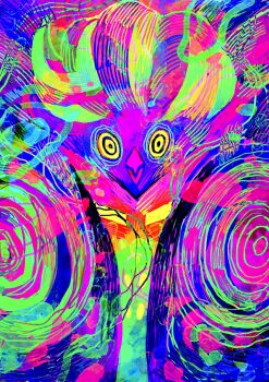 beak closed_mouth colored_sclera gen_6_pokemon highres looking_at_viewer malamar mega_malamar mega_pokemon nintendo no_humans otonoha_aika pokemon pokemon_(creature) pokemon_focus squid yellow_eyes