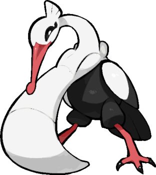 animal_focus bird bombirdier closed_mouth commentary_request full_body kawaanago lowres nintendo no_humans pokemon pokemon_(creature) pokemon_focus solo transparent_background