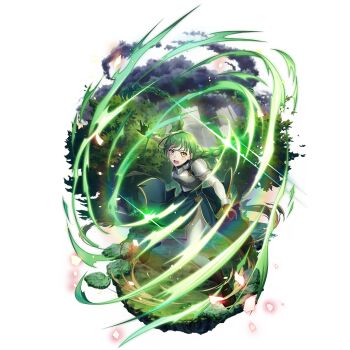 1girl ankle_boots armor artist_request aura black_ribbon blush boots braid braided_ponytail breastplate breasts brown_boots brown_gloves castle cloud cloudy_sky dust_cloud eyelashes forest full_body game_cg gloves green_eyes green_hair green_tunic hair_ribbon high_heel_boots high_heels light_particles long_hair long_sleeves looking_at_viewer low_twin_braids multiple_braids nature official_art open_mouth outdoors outstretched_arms pants pauldrons ribbon rishia_ivyred shirt shoulder_armor side_slit simple_background sky sleeveless_tunic small_breasts smile solo spread_arms standing tate_no_yuusha_no_nariagari tate_no_yuusha_no_nariagari_rerise tongue transparent_background tree tunic turtleneck_tunic twin_braids v-shaped_eyebrows white_pants white_shirt