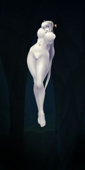 Rule 34 | 1girl, ahoge, ara haan, ara han, barefoot, bouncing breasts, braid, braided bun, breasts, cleft of venus, colored eyelashes, colored nipples, colored sclera, colored skin, colored tongue, completely nude, elsword, female focus, full body, gold, grey hair, grey nipples, grey sclera, grey skin, grey tongue, groin, hair bun, hair ornament, hairpin, highres, jewelry, large variant set, legs together, navel, ningyoushi, no irises, no pupils, nude, open mouth, petrification, pupiless eyes, pussy, raised eyebrows, single hair bun, solid eyes, solo, standing, statue, teeth, tongue, transformation, underboob, upper teeth only, variant set