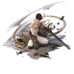 1girl ammunition ammunition_belt ankle_boots as109 backpack bag bare_shoulders black_choker black_gloves blonde_hair boots broken broken_goggles broken_weapon brown_bag brown_boots brown_coat brown_headwear browning_m1919 buckle choker coat debris dirt embers exposed_muscle frown full_body fully_powered_cartridge girls&#039;_frontline gloves goggles grey_leotard gun hair_ornament hairclip hand_on_ground helmet holding holding_gun holding_weapon knee_pads knife leotard long_hair long_sleeves looking_at_viewer m1919a4_(girls&#039;_frontline) m1919a4_(mod3)_(girls&#039;_frontline) machine machine_gun mechabare medium_machine_gun no_pants off_shoulder official_alternate_costume official_art pantyhose parted_bangs partially_unzipped pouch red_eyes rifle_cartridge simple_background single_knee_pad smoke snap-fit_buckle solo squatting third-party_source torn_clothes torn_coat torn_pantyhose transparent_background two-sided_coat two-sided_fabric unworn_headwear unworn_helmet weapon wheel white_pantyhose wire yellow-framed_eyewear zipper zipper_leotard zipper_pull_tab