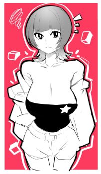 digimon digimon_beatbreak highres jacket pabsmikan sakuya_reina short_hair star_(symbol)