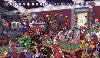 Rule 34 | 4girls, 6+boys, agumon, alphamon, andromon, armadimon, beelstarmon, beelzebumon, cross, culumon, devimon, digicore interface, digimon, digimon (creature), doguu, dorumon, dukemon, expressionless, fladramon, fusion, gabumon, gaomon, gomamon, guilmon, hawkmon, highres, hydramon, impmon, jesmon, lopmon, magnamon, mugendramon, multiple boys, multiple girls, palmon, patamon, pinochimon, pistmon, piyomon, shakkoumon, sistermon blanc, sistermon ciel, sistermon noir, stingmon, tailmon, tentomon, terriermon, tyumon, v-mon, vamdemon, wanyamon, wings, wormmon, zero unit