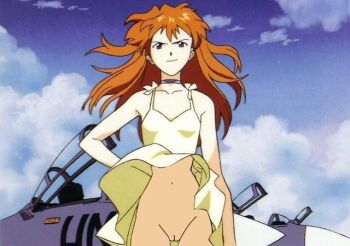 accidental_exposure breasts cleft_of_venus clitoris dress f-14 flat_chest jewelry navel necklace neon_genesis_evangelion no_panties nude_filter orange_hair pussy small_breasts smile smug souryuu_asuka_langley sundress thighs third-party_edit wardrobe_malfunction wind wind_lift