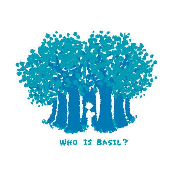 1boy antenna_hair basil_(faraway)_(omori) basil_(omori) english_text lowres male_focus omori short_hair silhouette simple_background solo sun_iiinu tree white_background