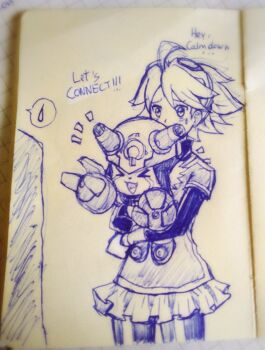 Rule 34 | appmon, digimon, digimon universe: appli monsters, highres, itsuki (digimon), konna-nani, onmon, sketch, tagme