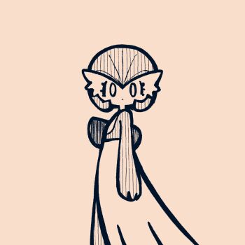 1girl :< arm_at_side bob_cut closed_mouth expressionless female_focus flat_chest from_side gardevoir gen_3_pokemon hair_between_eyes looking_at_viewer monochrome nanami_marron nintendo pink_background pokemon pokemon_(creature) short_hair simple_background solo standing