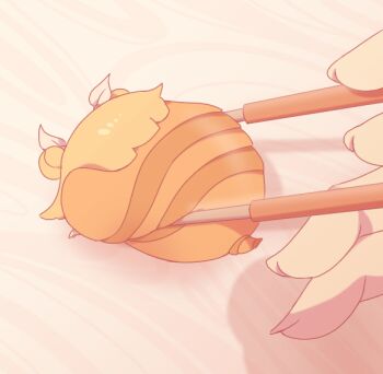 2girls blonde_hair commentary double_bun full_body guuchama hair_bun haniyasushin_keiki joutouguu_mayumi mini_person minigirl multiple_girls short_hair solo_focus tools touhou