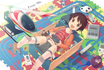 00s 1990s_(style) aircraft ambiguous_gender bad_id bad_pixiv_id beyblade beyblade_(toy) card card_game child clothes_writing cocolo_(co_co_lo) full_body furby game_boy game_boy_(original) game_console handheld_game_console helicopter male_focus model_train nintendo nintendo_64 nostalgia pokemon pokemon_card pokemon_tcg retro_artstyle rubix_cube socks solo spinning_top stuffed_animal stuffed_panda stuffed_toy super_famicom tagme tamagotchi tamagotchi_(classic) tamagotchi_(virtual_pet) the_legend_of_zelda toy toy_helicopter virtual_pet_(toy) yu-gi-oh!