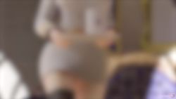 1girl 3d animal_ears animated atago_(azur_lane) audible_speech azur_lane black_hair bouncing_breasts breast_expansion breasts brown_eyes cookie english_audio female_focus food giant giantess gigantic_breasts glass growth hands_on_own_chest height_difference high_heels highres huge_breasts large_breasts leggings looking_at_viewer milk minmax3d pov room size_difference sound talking thick_thighs thighs video window