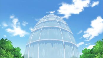 animated drawing_(action) dress fountain green_hair highres multiple_boys multiple_girls noihara_himari omamori_himari panties pink_panties red_eyes shizuku_(omamori_himari) subtitled tagme underwear video wet wet_clothes