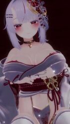 3d animated bouncing_breasts breasts highres ibuki_toko large_breasts tagme thick_thighs thighs video vrchat