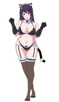 1girl bikini dead_or_alive dead_or_alive_xtreme dead_or_alive_xtreme_venus_vacation female_focus full_body highres maid shandy_(doa) solo swimsuit tagme white_background yungel