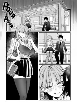 1boy 1girl :q absurdres backpack bag bench blunt_bangs blush bra_visible_through_clothes breasts bus_stop closed_mouth collared_shirt commentary grey_background greyscale hand_on_another's_thigh hetero highres jacket large_breasts licking_lips long_hair long_sleeves looking_at_another miniskirt mirui09 monochrome naughty_face necktie on_bench original outdoors pants pleated_skirt rain see-through_clothes see-through_shirt shirt short_hair shoulder_bag sitting skirt smile sound_effects standing sweatdrop symbol-only_commentary thighhighs tongue tongue_out wet wet_clothes wet_shirt zettai_ryouiki