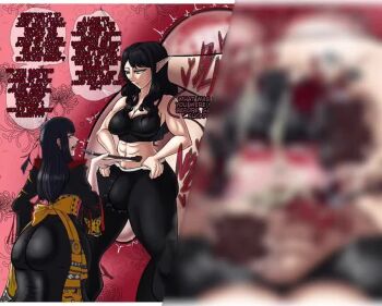 animated final_fantasy final_fantasy_xiv futanari instant_loss shieldshroud sound tagme themarvelousfan video yotsuyu_(final_fantasy_xiv)