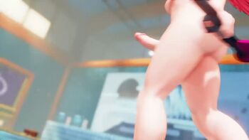 1futa 3d animated animated_gif breasts capcom cleavage final_fight futanari game_screenshot hat high_heels indoors large_breasts mod nipples nude penis poison_(final_fight) solo street_fighter street_fighter_v testicles uncensored whip